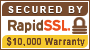 Secure site using Rapid SSL