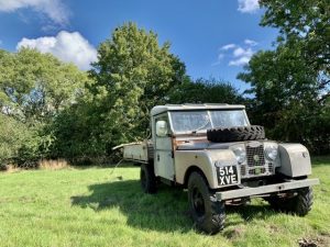 Tray-back series one land rover