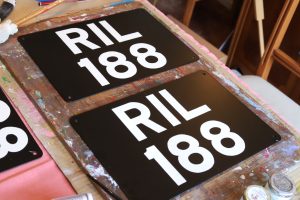 RIL signwritten plates