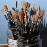 Signwriting brushes